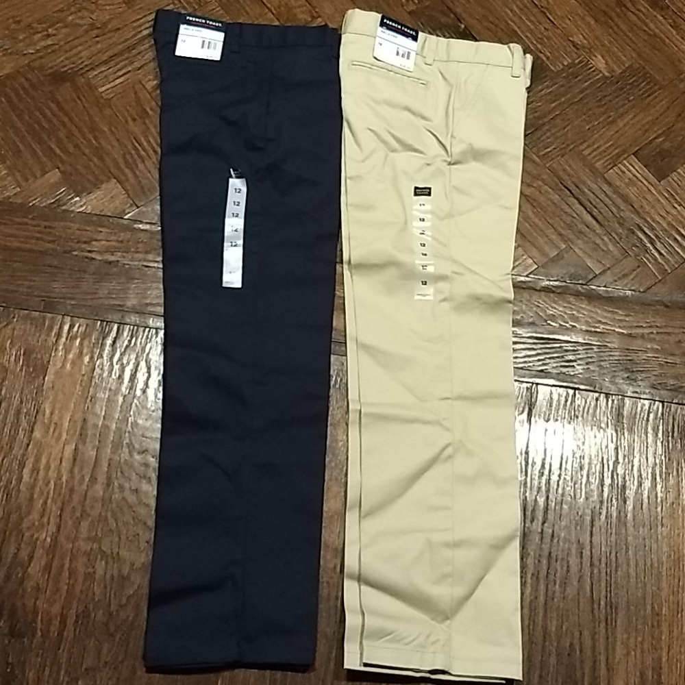 🔥THE PRICE IS FOR BOTH 🔥 FINALPRICE 🔥NEW2pcFrenchtoastUniformsboy'spants
